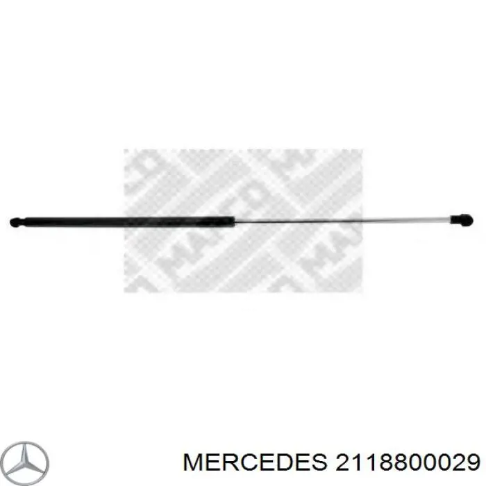 2118800029 Mercedes амортизатор капота