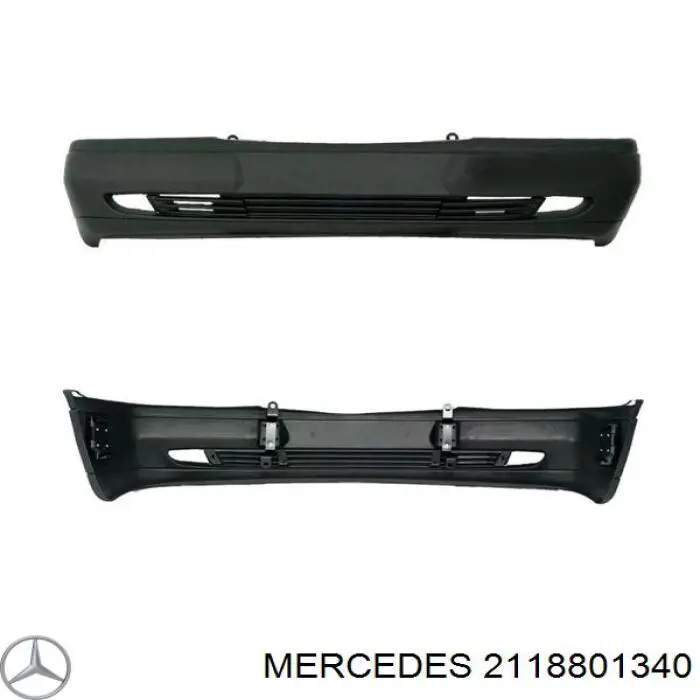 2118801340 Mercedes бампер передній