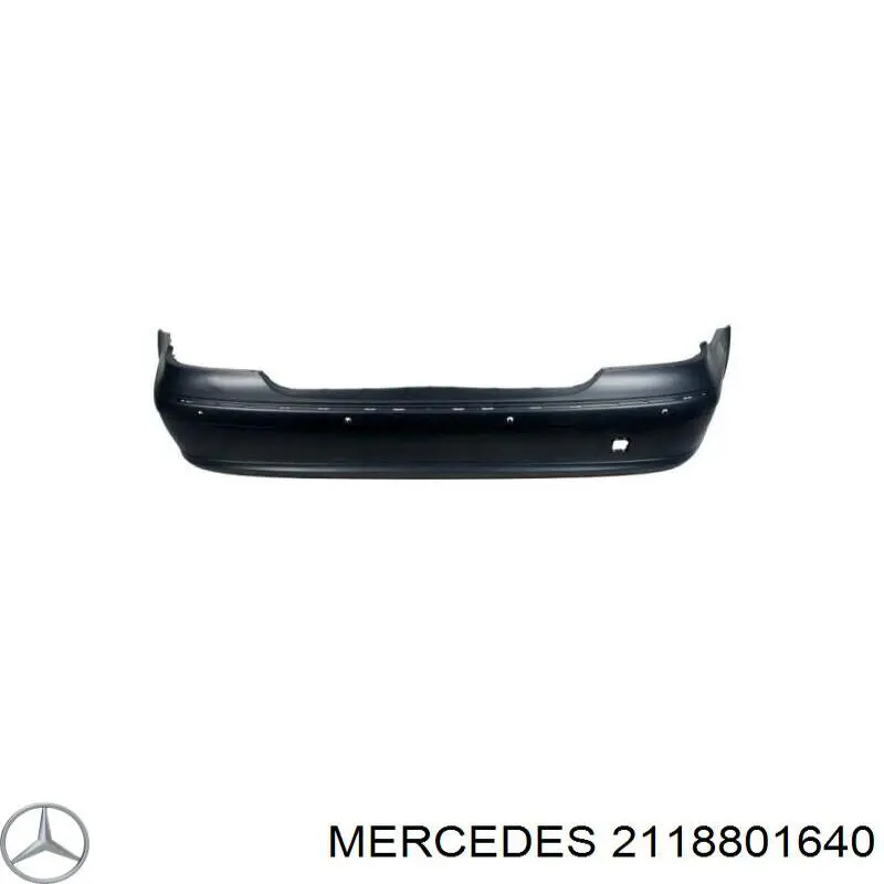 2118801640 Mercedes бампер передній
