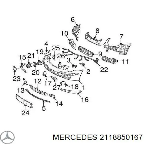 A2118850167 Mercedes 