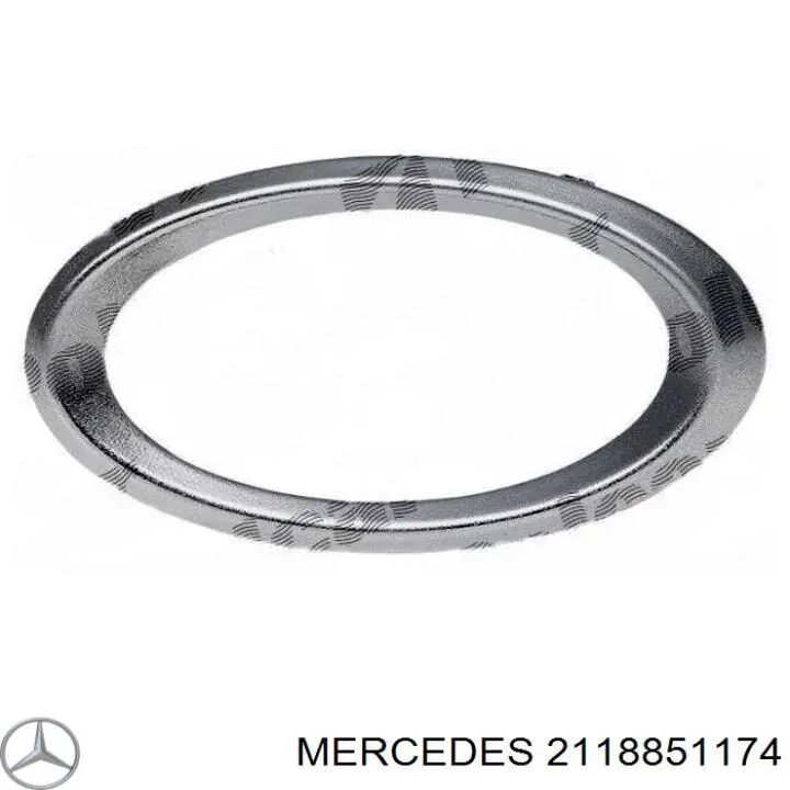2118851174 Mercedes ободок/окантовка фари протитуманної, лівий