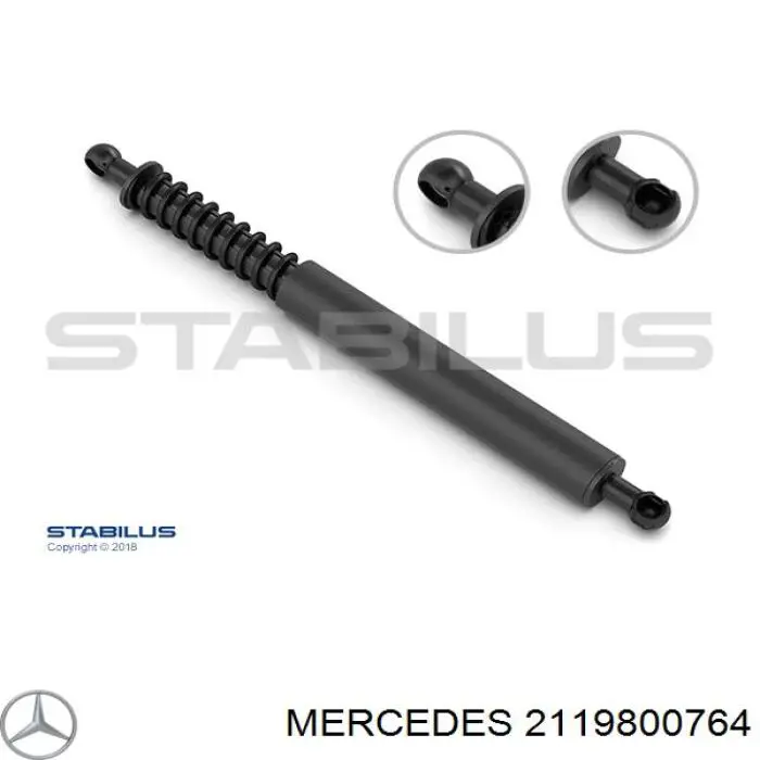 Купити A2119800764 Mercedes Амортизатор двері багажника