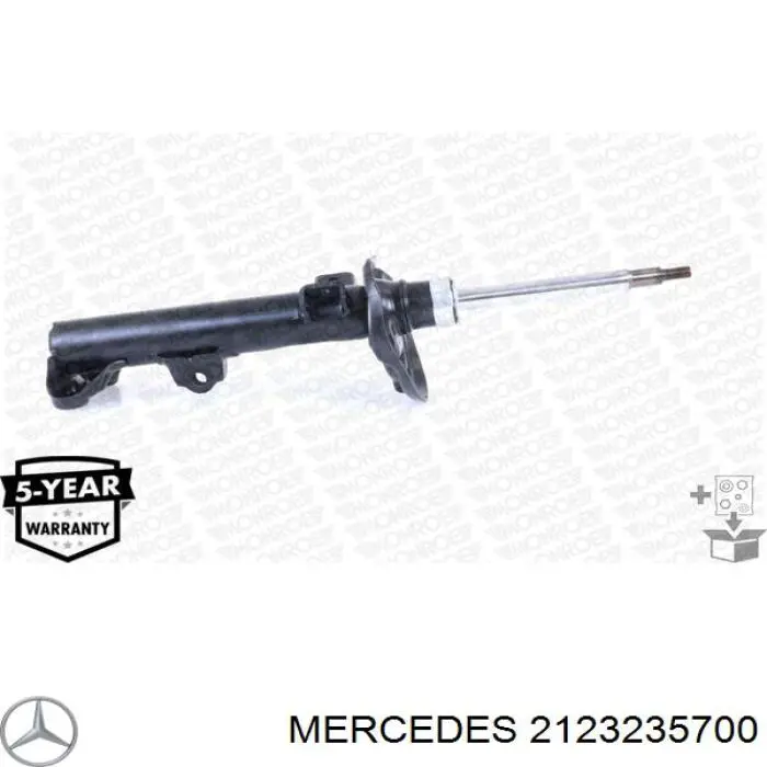 Стойка амортизатора передняя Mercedes A2123235700 ціна, від 71.17 USD