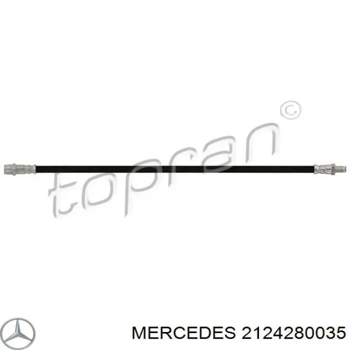 2124280035 Mercedes шланг гальмівний передній