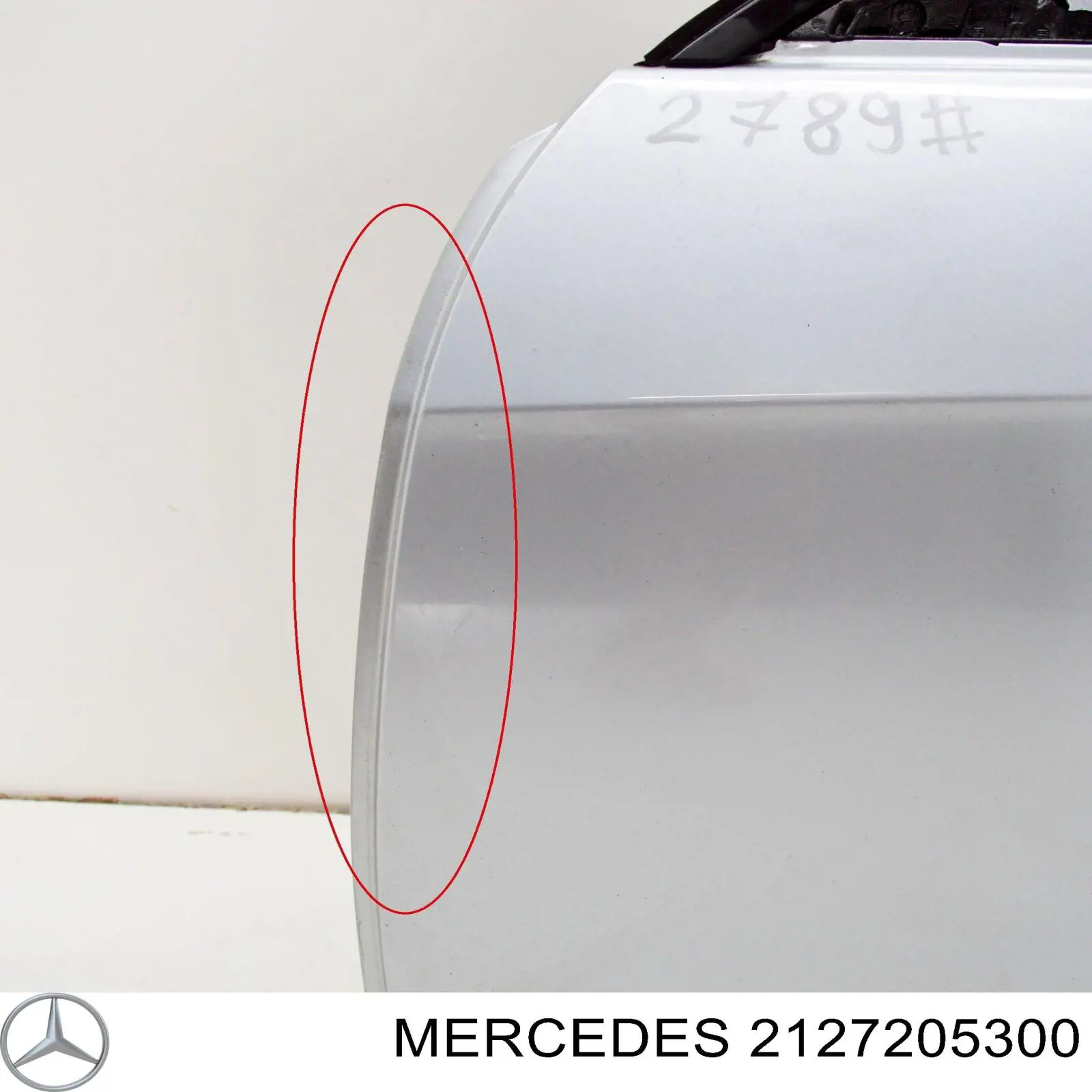 2127205300 Mercedes двері передні, ліві