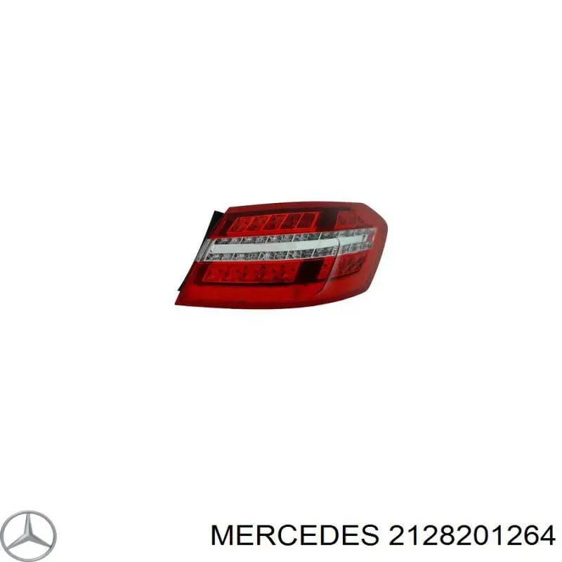 2129060658 Mercedes ліхтар задній правий, зовнішній