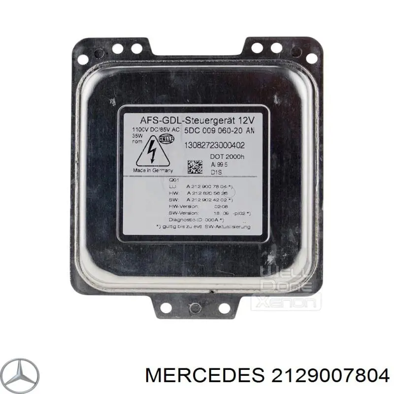 Ксенон, блок керування 2129007804 Mercedes