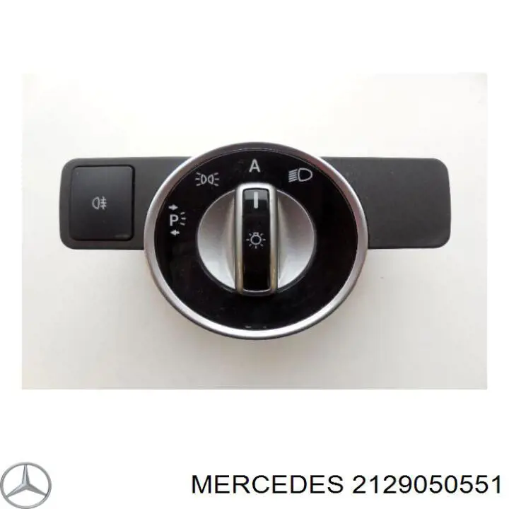 Перемикач світла фар, на "торпеді" на Mercedes E (W212)