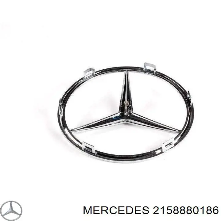 215888018664 Mercedes емблема решітки радіатора