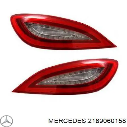 Ліхтар задній лівий Mercedes A2189060158 ціна, від 369.43 USD