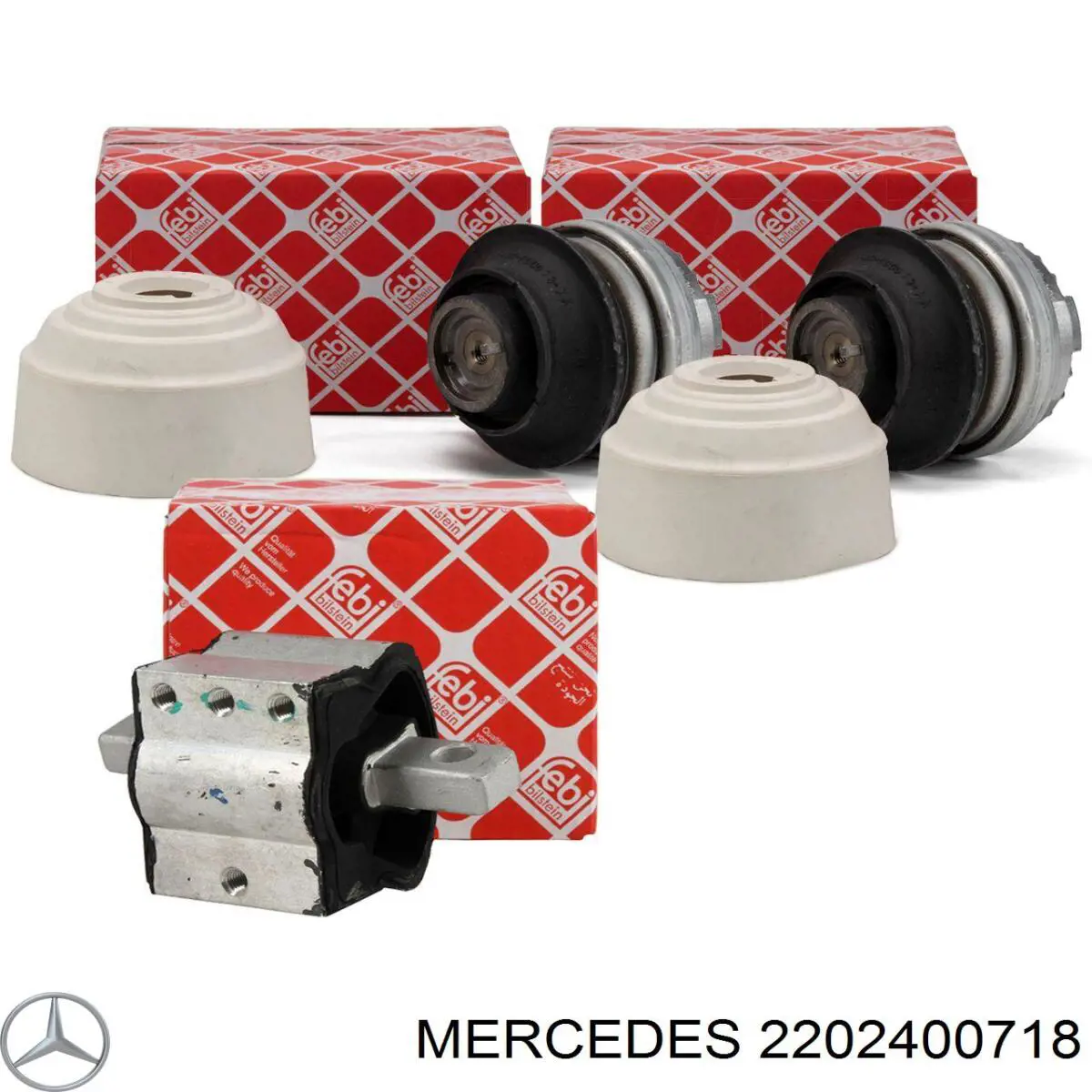 2202400718 Mercedes подушка трансмісії (опора коробки передач)