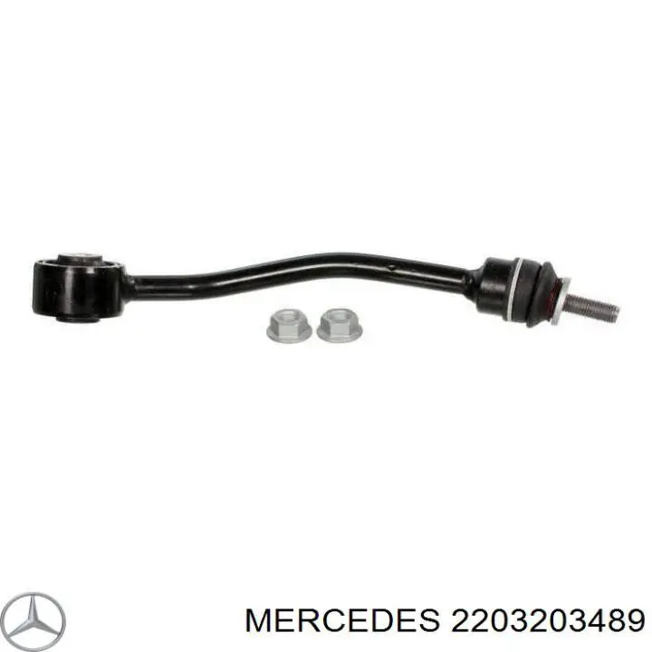 Стійка стабілізатора, переднього, права Mercedes A2203203489 ціна, від 33.15 USD