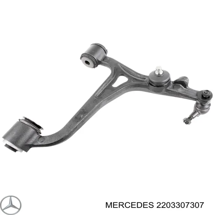 Купити A2203307307 Mercedes Лівий важіль передній нижній підвіски