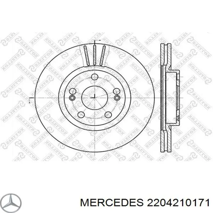 Болт гальмівного диска Mercedes A220421017164 ціна, від 1.27 USD
