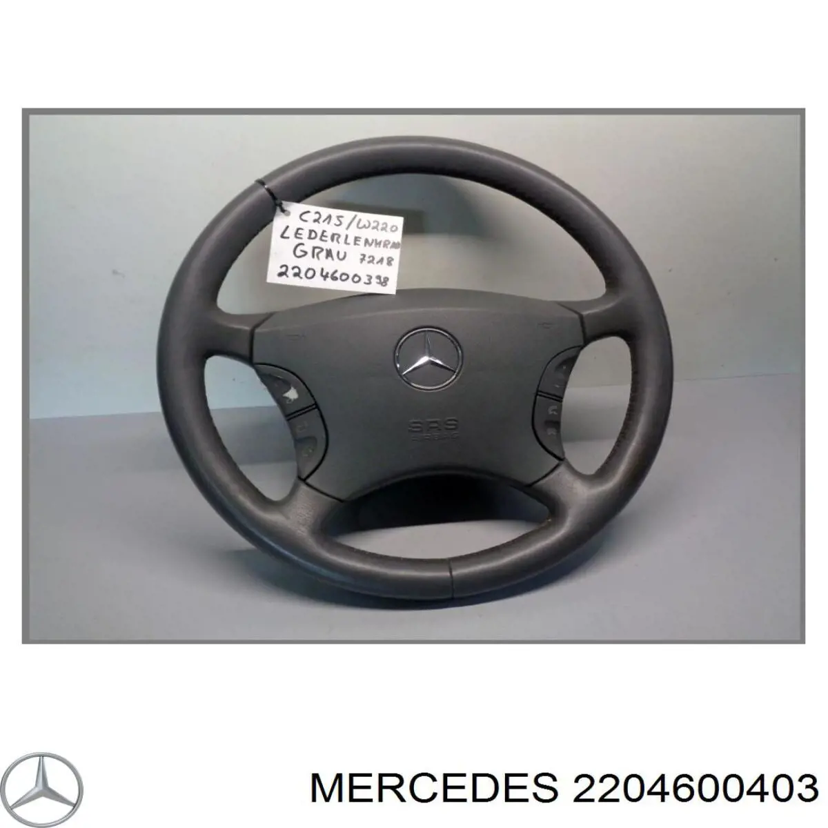 Рульове колесо Mercedes A2204600403 ціна, від 63.56 USD