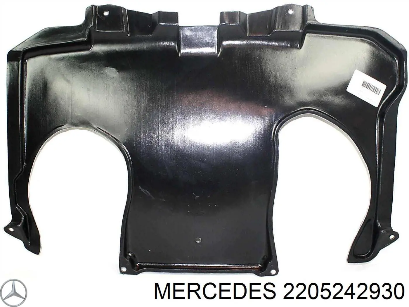 A2205242930 Mercedes Захист бампера переднього, лівий
