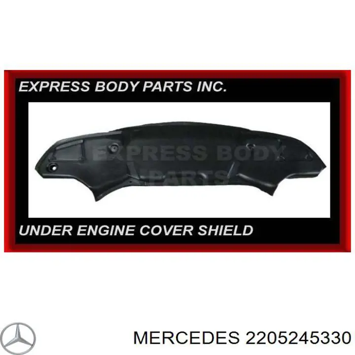 Захист моторного відсіку Mercedes A2205245330 ціна, від 57.01 USD