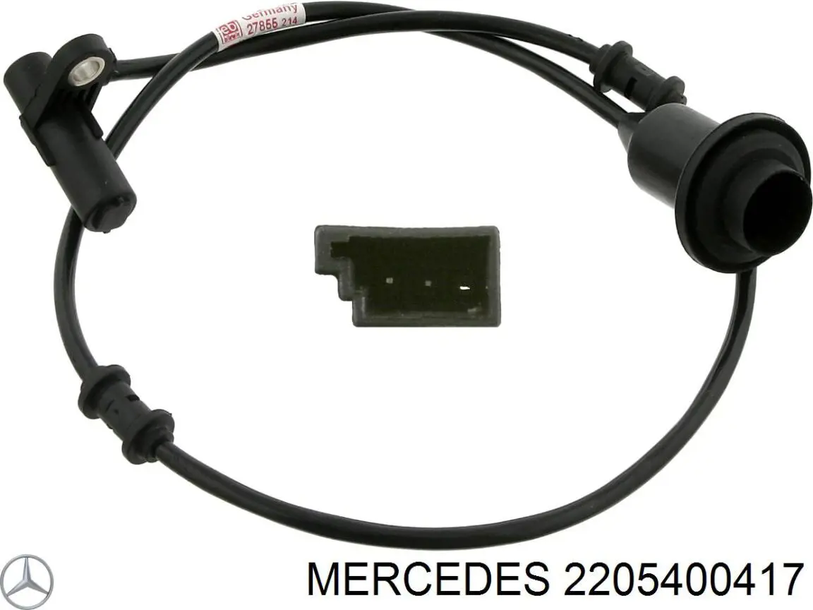 2205400417 Mercedes датчик абс (abs задній, лівий)