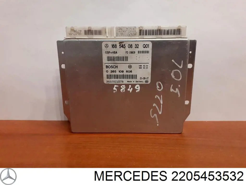 Блок керування ESP Mercedes A2205453532 ціна, від 46.40 USD