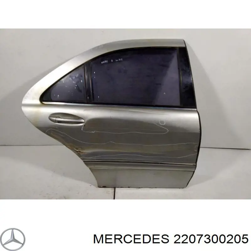 Двері задні, праві на Mercedes S-Class (W220)