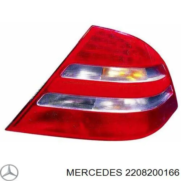 A2208200166 Mercedes ліхтар задній лівий