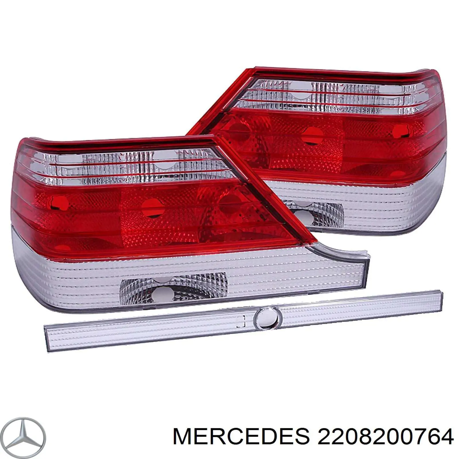 2208200764 Mercedes ліхтар задній лівий