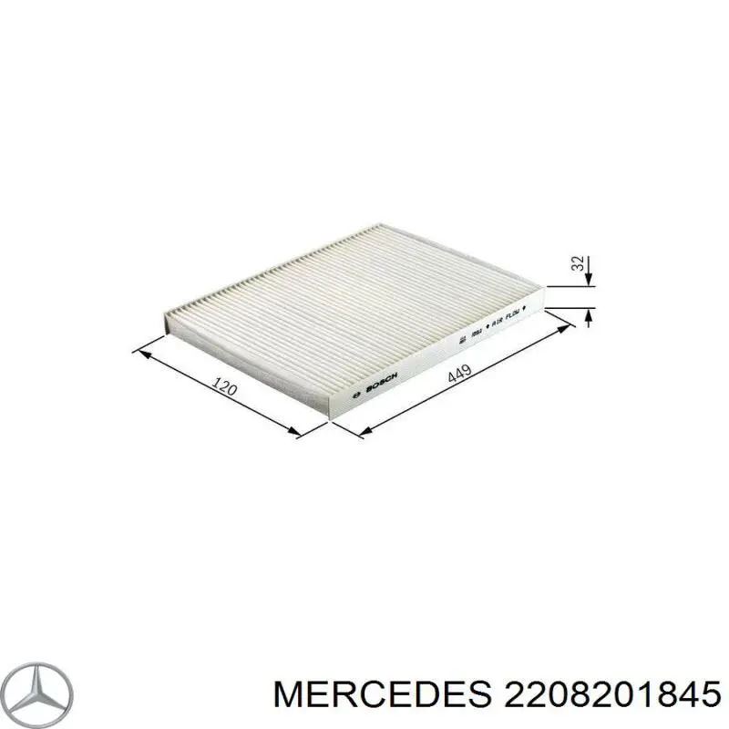 Щітка-двірник лобового скла, комплект з 2-х шт. на Mercedes S-Class (W220)