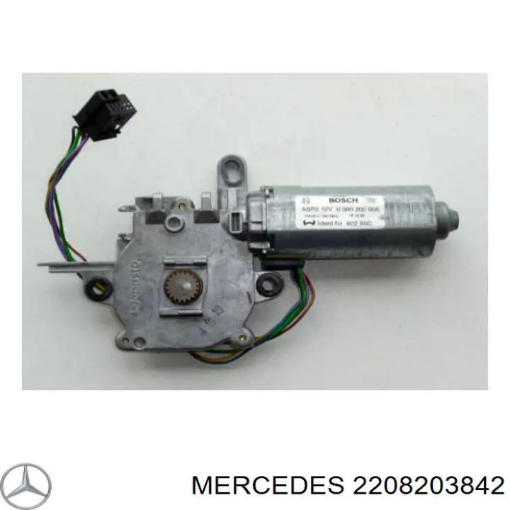 Двигун приводу люка Mercedes A2208203842 ціна, від 29.11 USD