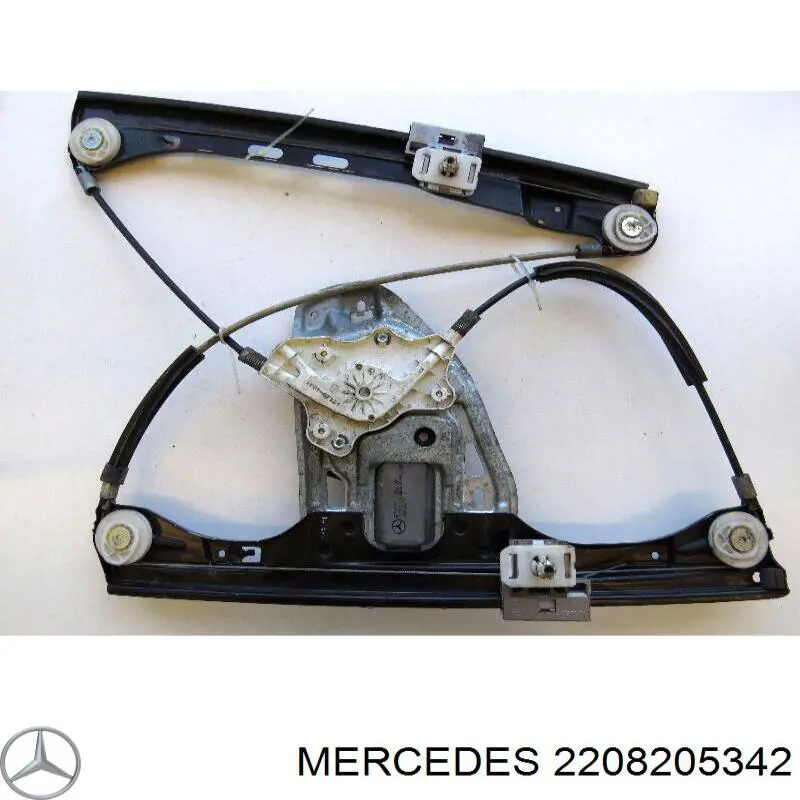 2208205342 Mercedes двигун склопідіймача двері передньої, лівої