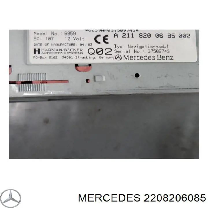  Mercedes A2118705785