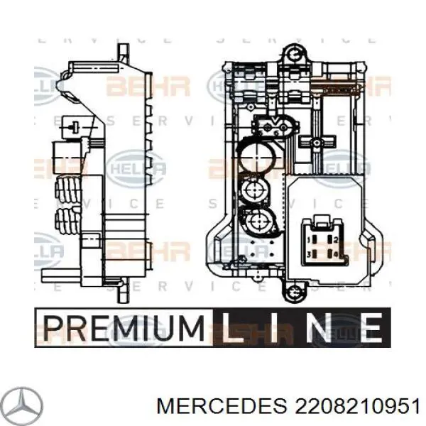 Резистор пічки A230821025164 Mercedes
