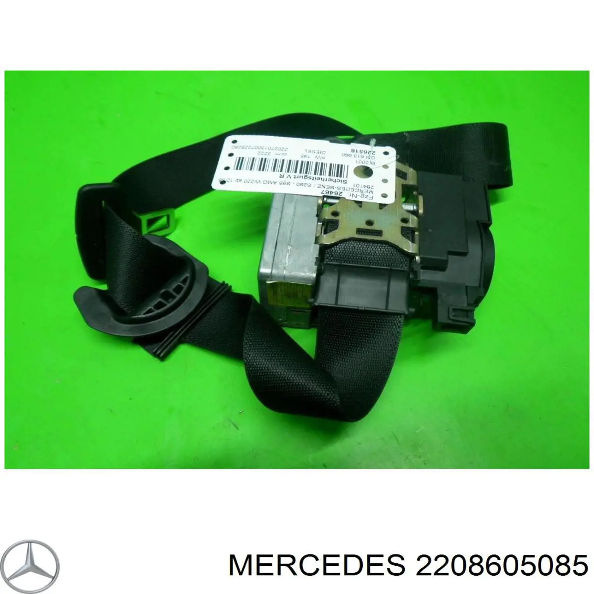 Пасок безпеки передній правий Mercedes A2208605085 ціна, від 50.68 USD
