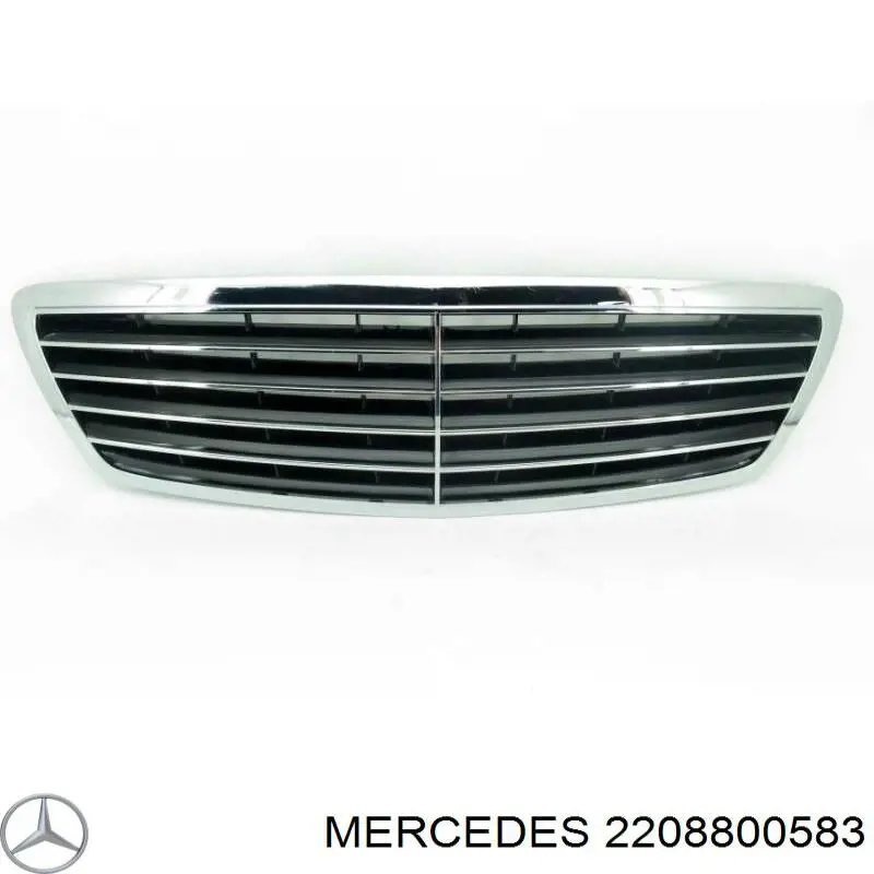 2208800583 Mercedes решітка радіатора
