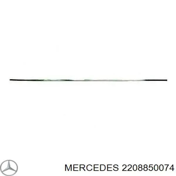 Молдинг заднього бампера, центральний на Mercedes S-Class (W220)