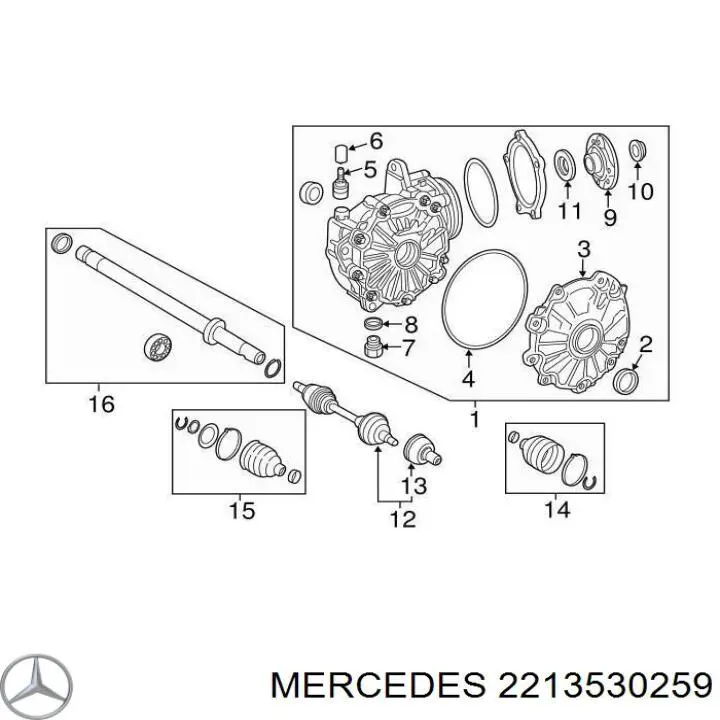 A2213530259 Mercedes 