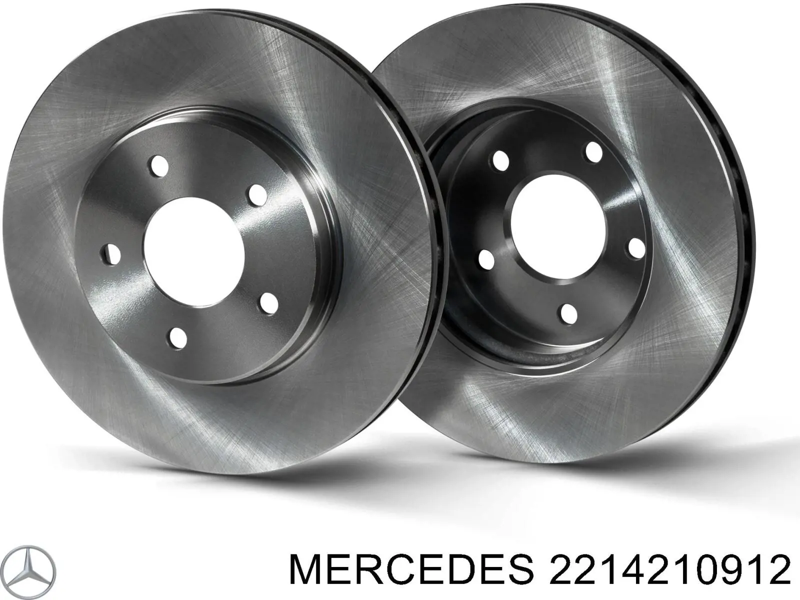 2214210912 Mercedes диск гальмівний передній