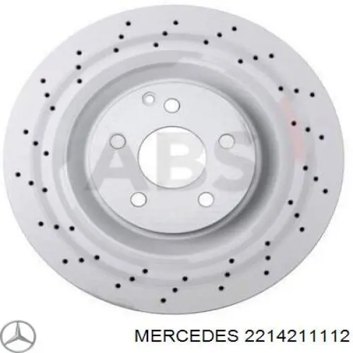 2214211112 Mercedes диск гальмівний передній