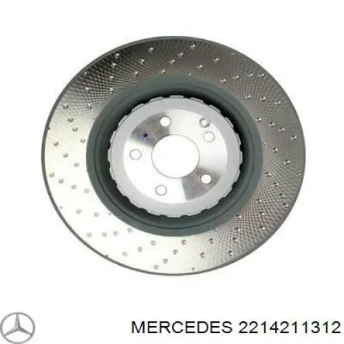 2214211312 Mercedes диск гальмівний передній