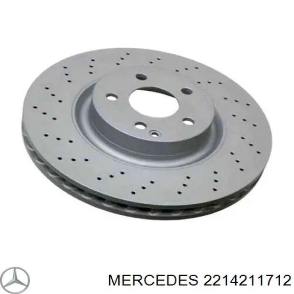 2214211712 Mercedes диск гальмівний передній