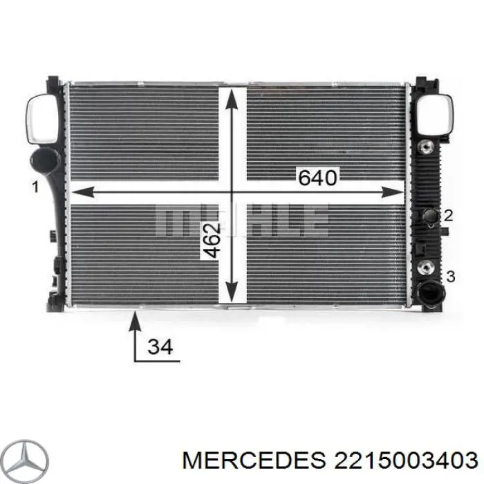 Радіатор основний Polcar 5029082 ціна, від 60.16 USD