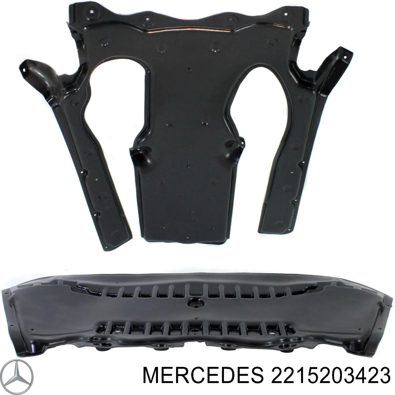 Захист двигуна передній на Mercedes S-Class (W221)