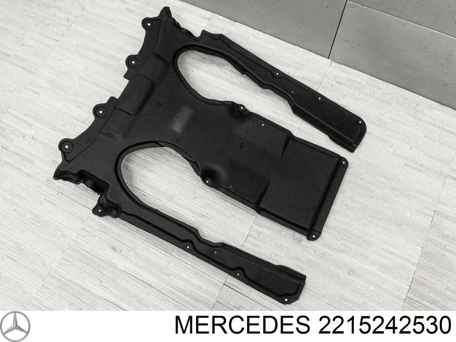 Купити A2215242830 Mercedes Захист двигуна задній
