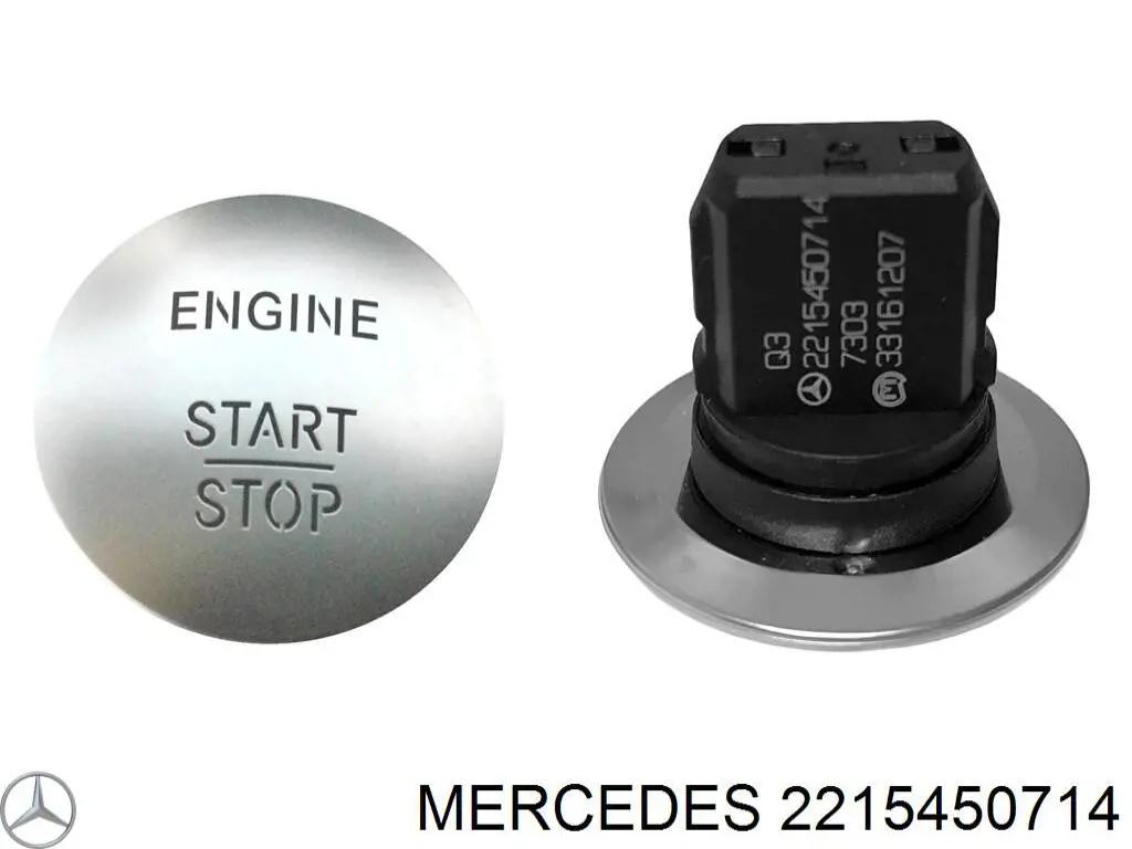 Кнопка запуску двигуна на Mercedes E-Class (W212)