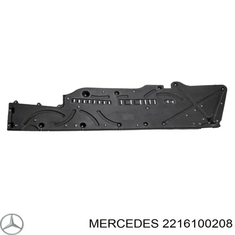 Захист днища, правий на Mercedes S-Class (W221)
