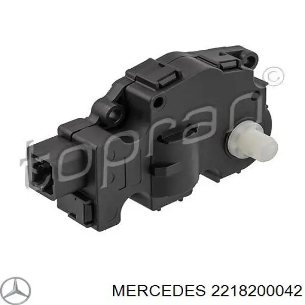 2218200042 Mercedes двигун заслінки печі