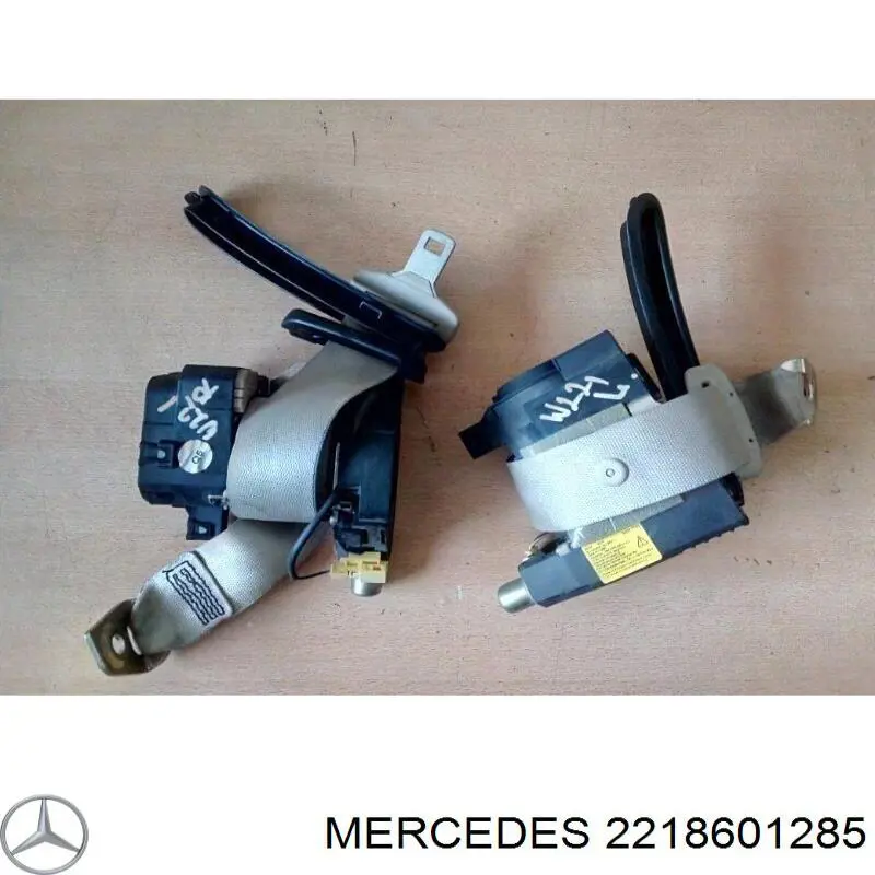 Пасок безпеки задній правий A2218601285 Mercedes