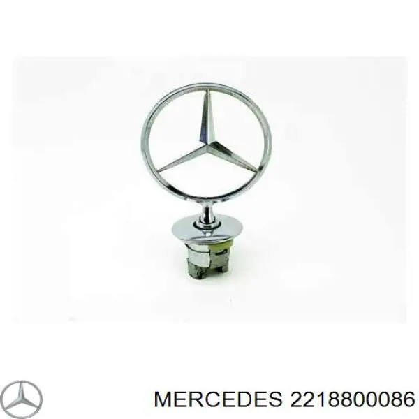 Емблема капота на Mercedes S-Class (W221)