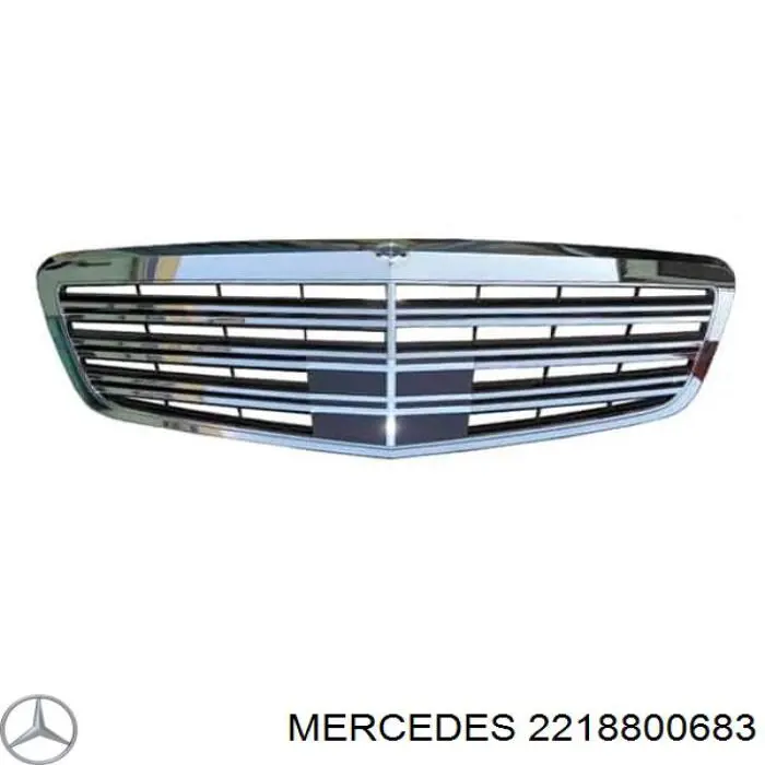 2218800683 Mercedes решітка радіатора