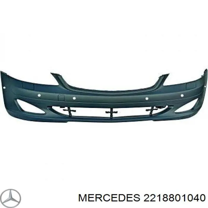 Бампер передній 2218801040 Mercedes