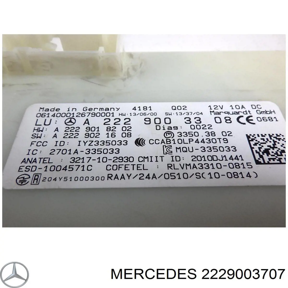 A2229003707 Mercedes 